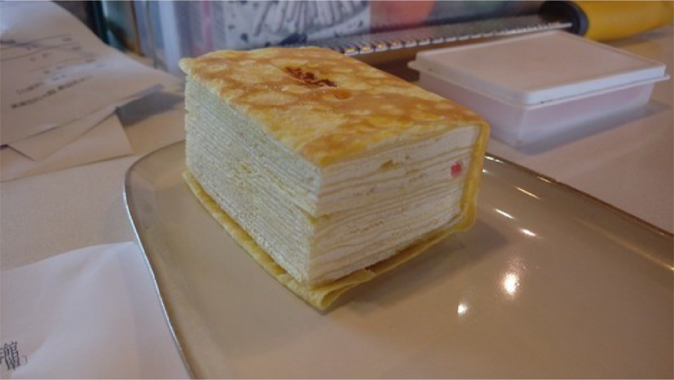 高雄美食---像書一樣的千層蛋糕