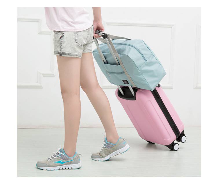 旅遊必備行李袋 |  韓版大容量,魔術摺疊收納袋,可登機(行李箱拉桿適用)